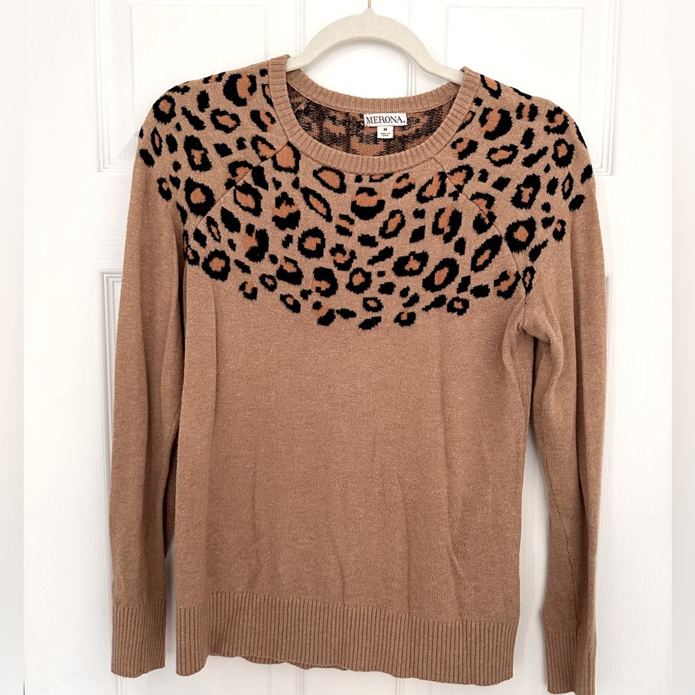 Merona Leopard Sweater